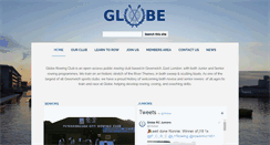 Desktop Screenshot of globerowingclub.co.uk